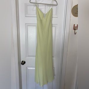 Abercrombie & Fitch Sage Green Open Back Dress